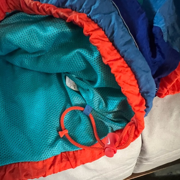 Stylish Men’s tricolor Nike flight pullover, lined track jacket; Sz 3X - Picture 6 of 8